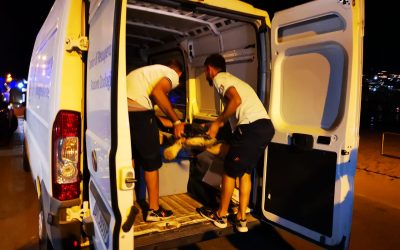 Gioacchina, la tartaruga marina intrappolata in una rete illegale a Palinuro, è stata ricoverata ieri sera al CRTM di Portici