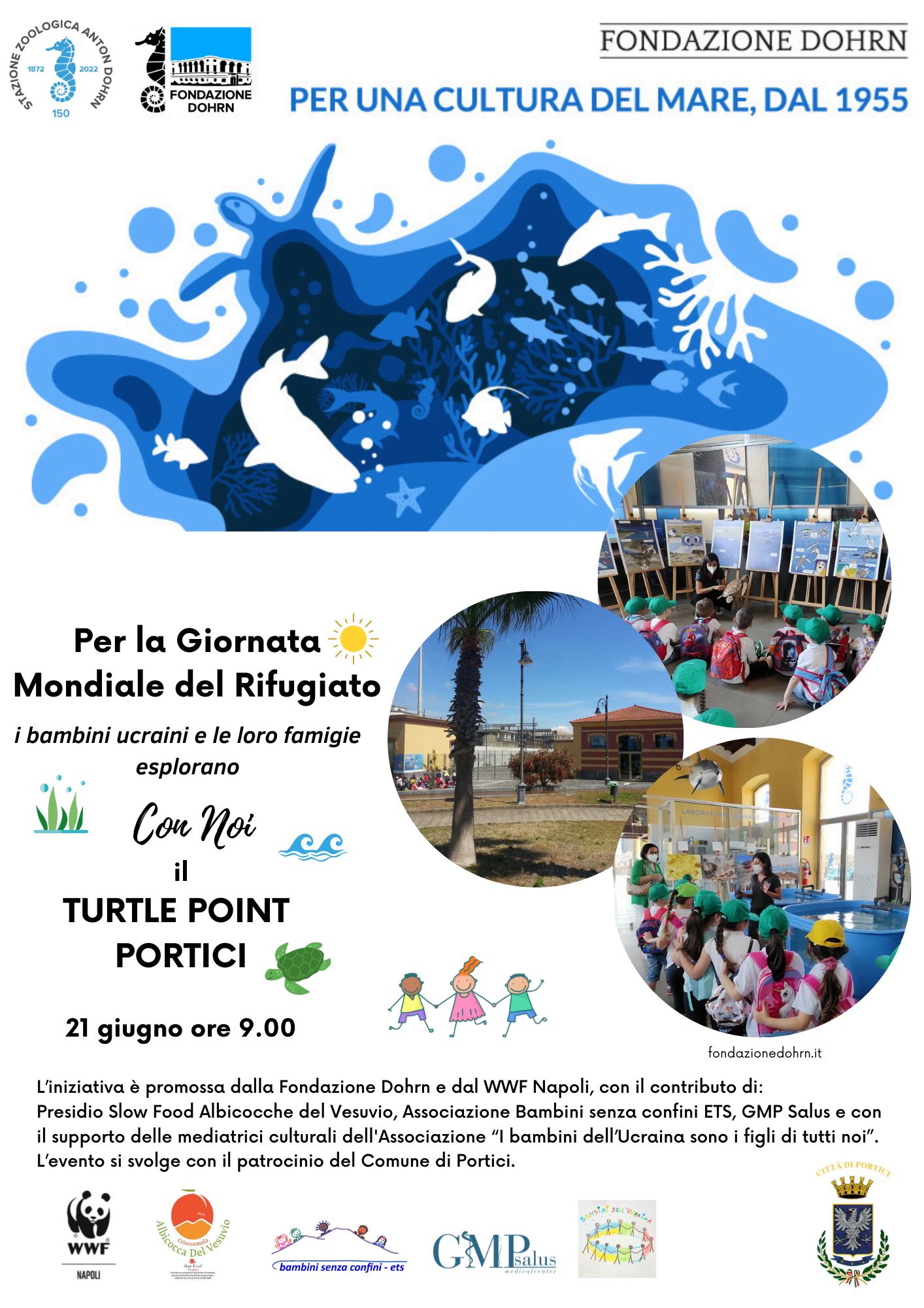 Al Turtle Point ospiti i bambini ucraini per la Giornata Mondiale del Rifugiato