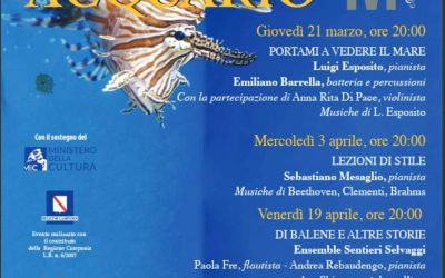 Maggio della Musica: concerti dedicati all’Acquario per celebrare i 150 anni presso il Museo Darwin-Dohrn