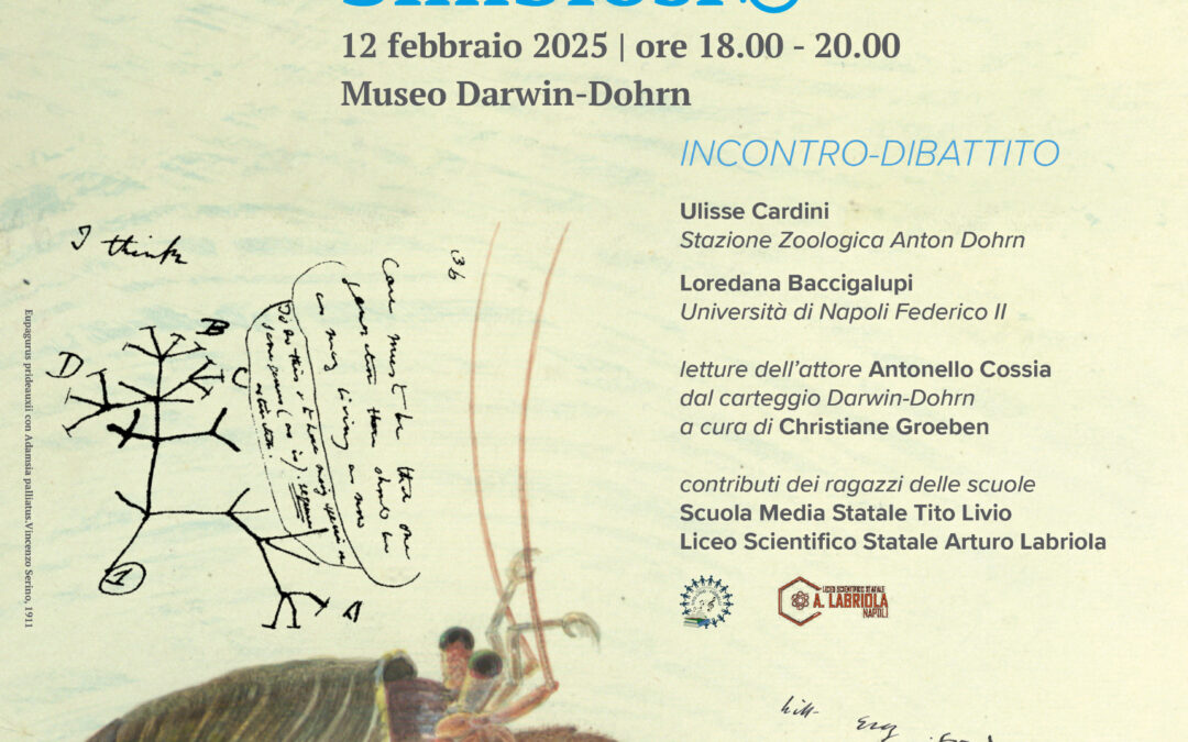 Darwin day 2025 Evoluzione – Simbiosi, 12 febbraio ore 18.00 Museo Darwin-Dohrn