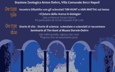 Il 10 novembre il primo incontro del ciclo “Storie di vita – Storie di scienza: scienziate e scienziati si raccontano” con Tim Hunt e Iain Mattaj